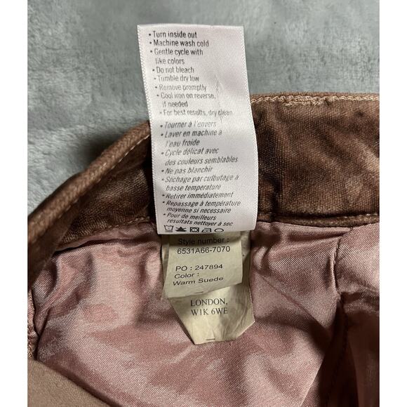 Paige Womens 27 Crushed Velvet Cindy Straight Jeans Bohemian Grunge MSRP $229 - Picture 16 of 16